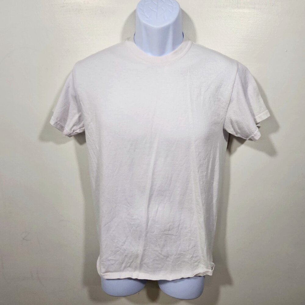 Gildan Heavy 100% Cotton Plain White T-Shirt Size S - (71) - Picture 1 of 10